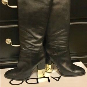 Knee high Aldo leather boots