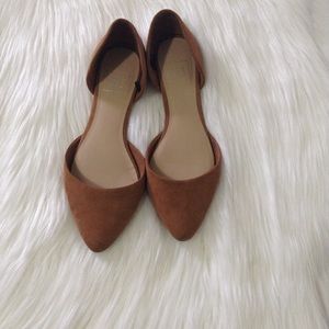 GAP Pointy Toe Carmel Flats Sz 7.5