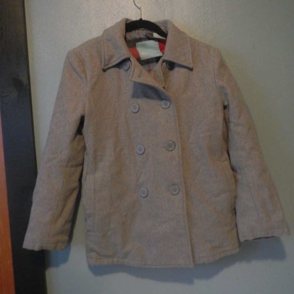 Gray wool coat
