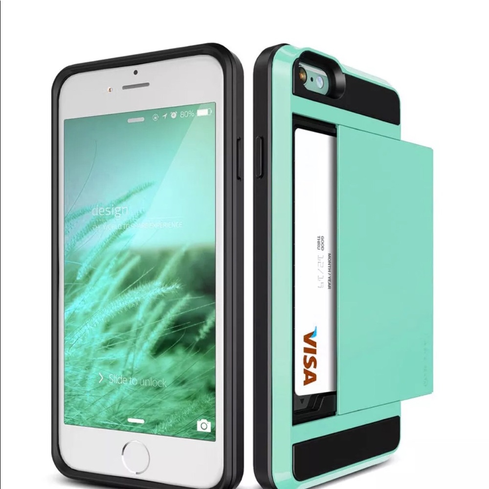 iPhone 5/5S/SE Card Slot Case Heavy DutyShockproof