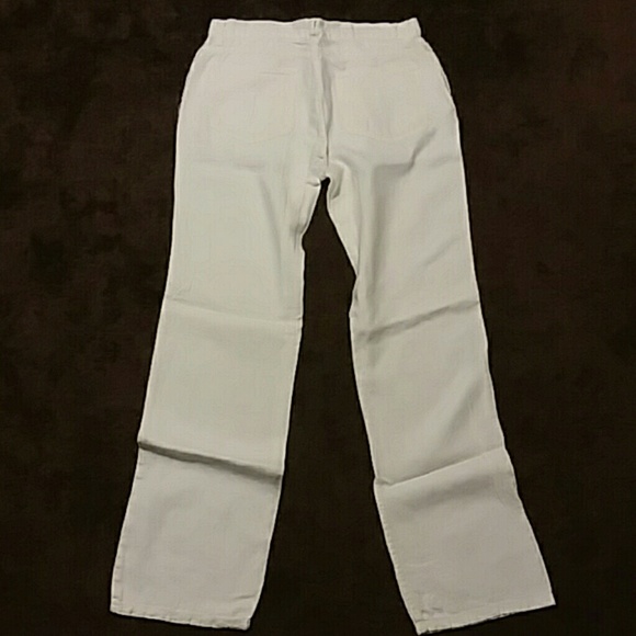 White linin pants - Picture 3 of 3