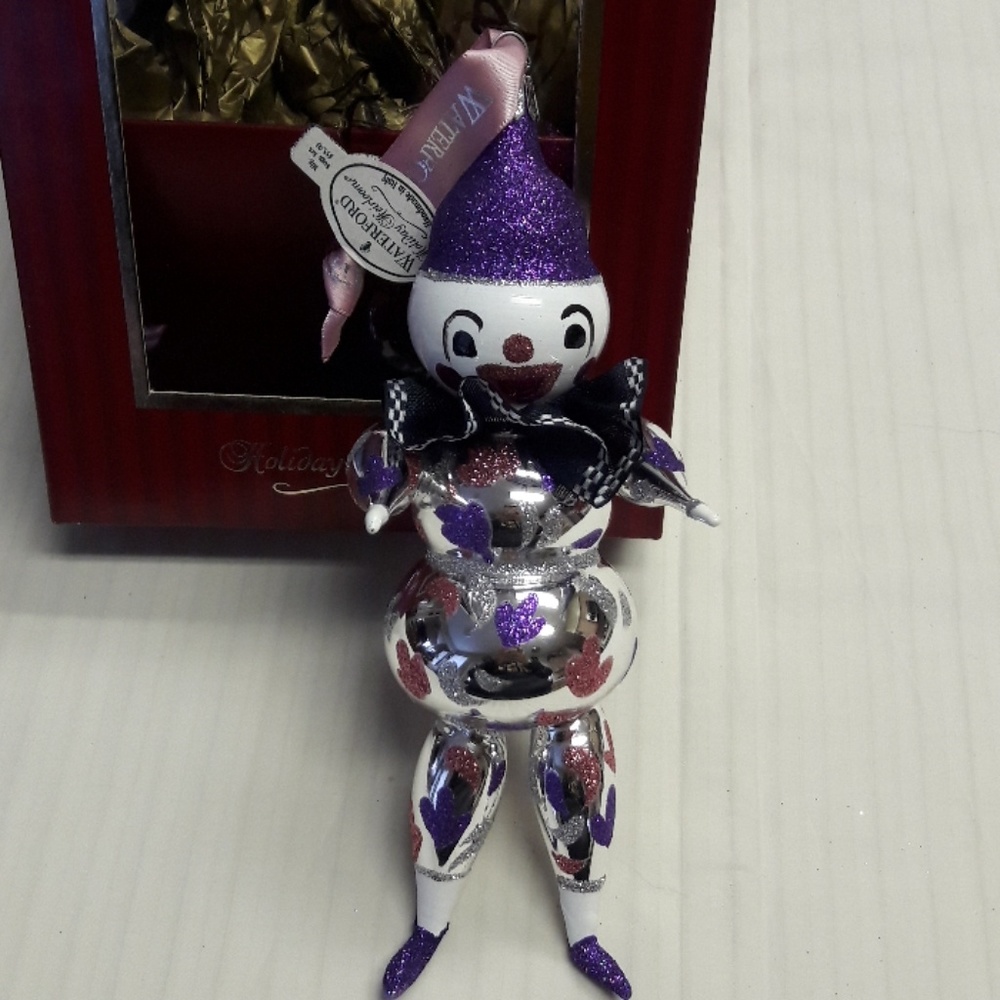 Waterford Holiday Heirlooms Pierrot Clown Ornament