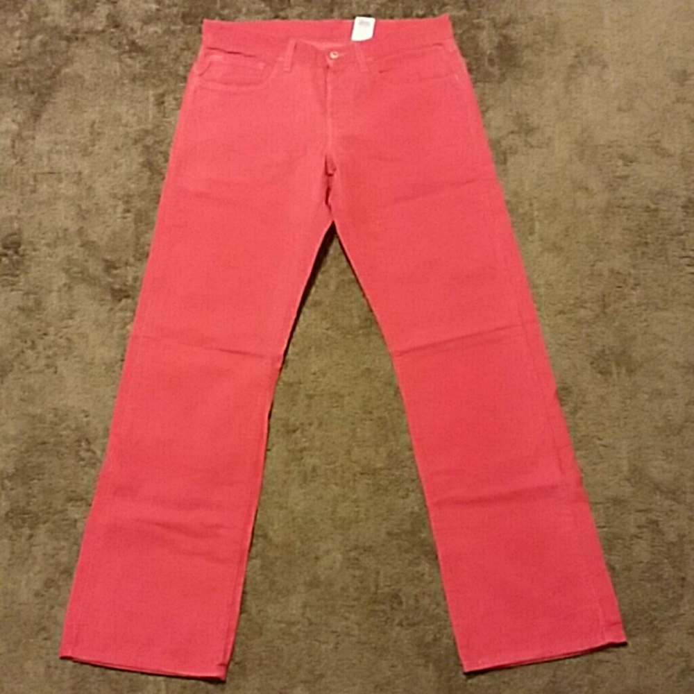 Red corduroy
