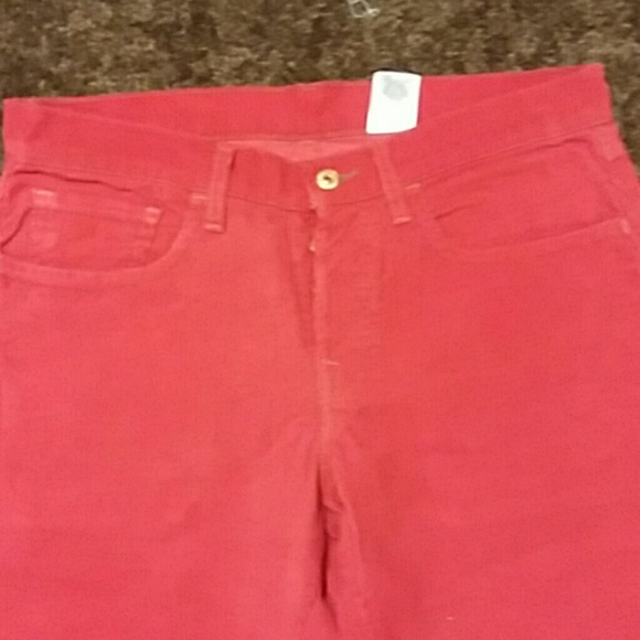 Red corduroy - Picture 2 of 3