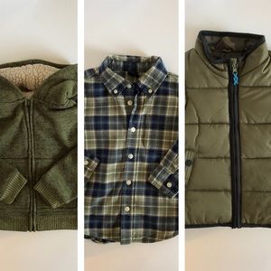 3T/4T Boys Navy/Green Lot Gap Crazy 8 OshKosh