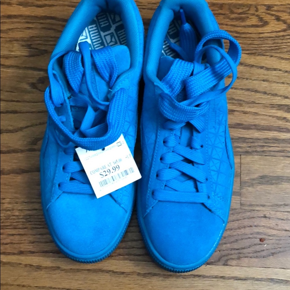Blue Suede Pumas