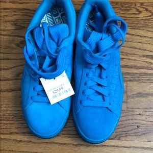 Blue Suede Pumas