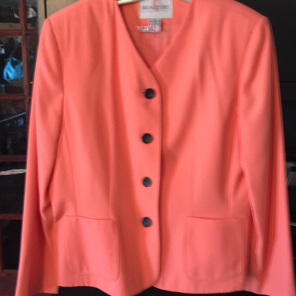 Signature expressions orange jacket