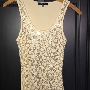 Sequined tank from express
