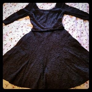 White House Black Market Black lace dress