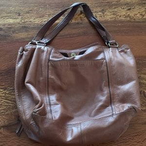 Marc New York brown leather bag.