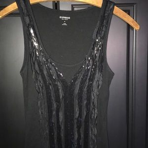 Sequined tank