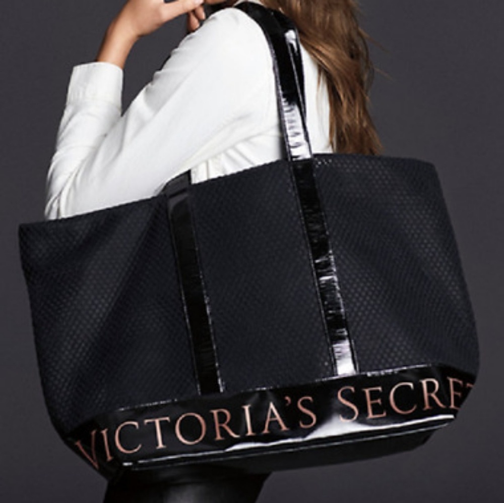 BNIPWT VS Large Mesh Tote with Rose Gold Logo