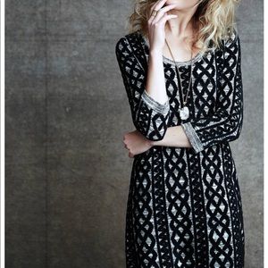 Anthropologie Moth Sweaterstiched Tunic Dress (M)