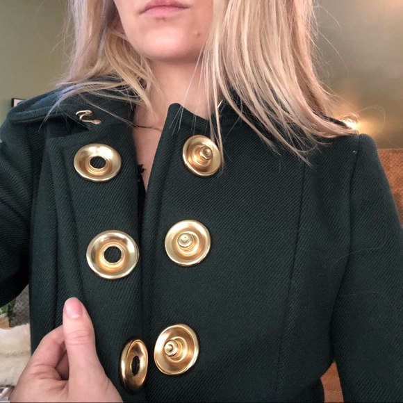 BURBERRY PRORSUM size 36 wool twill coat - Picture 3 of 8