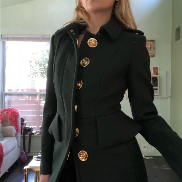 BURBERRY PRORSUM size 36 wool twill coat - Picture 5 of 8