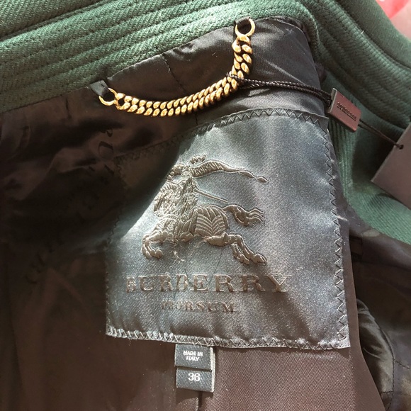 BURBERRY PRORSUM size 36 wool twill coat - Picture 7 of 8