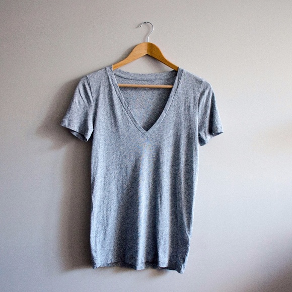 J Crew Grey T-shirt S - Picture 1 of 3