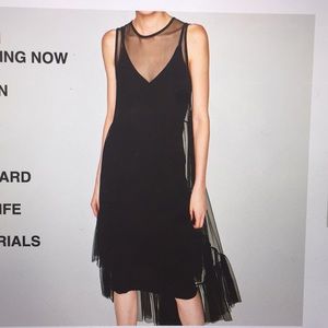 💫Black Zara Dress with Tulle Frills