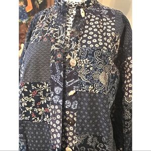 Mandarin Style Jacket Size 16