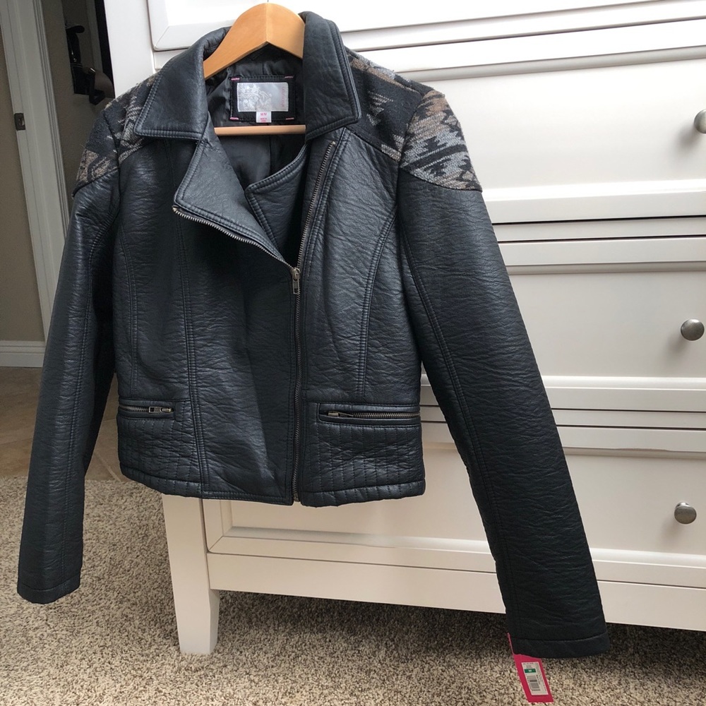 Faux Leather Jacket