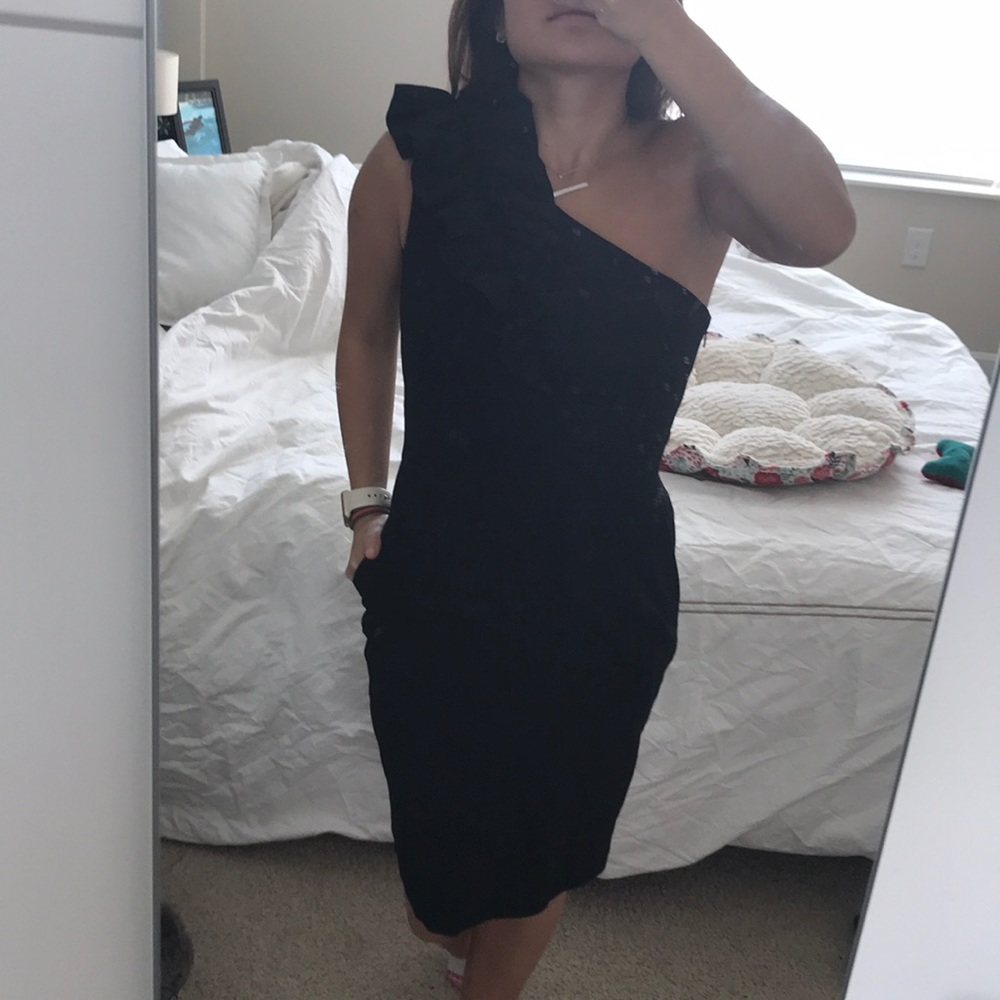 Trina Turk One shoulder Dress