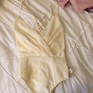 Cream bodysuit