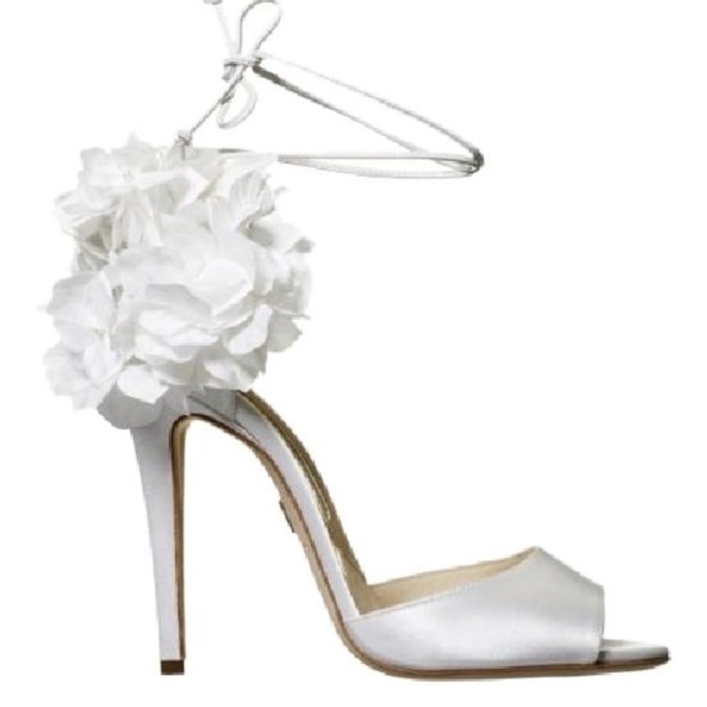 Brian Atwood Aurora Sandal Bridal Sz 36 - Picture 3 of 3