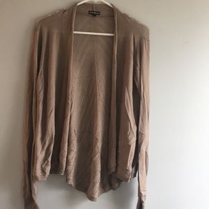 Beige loose cardigan
