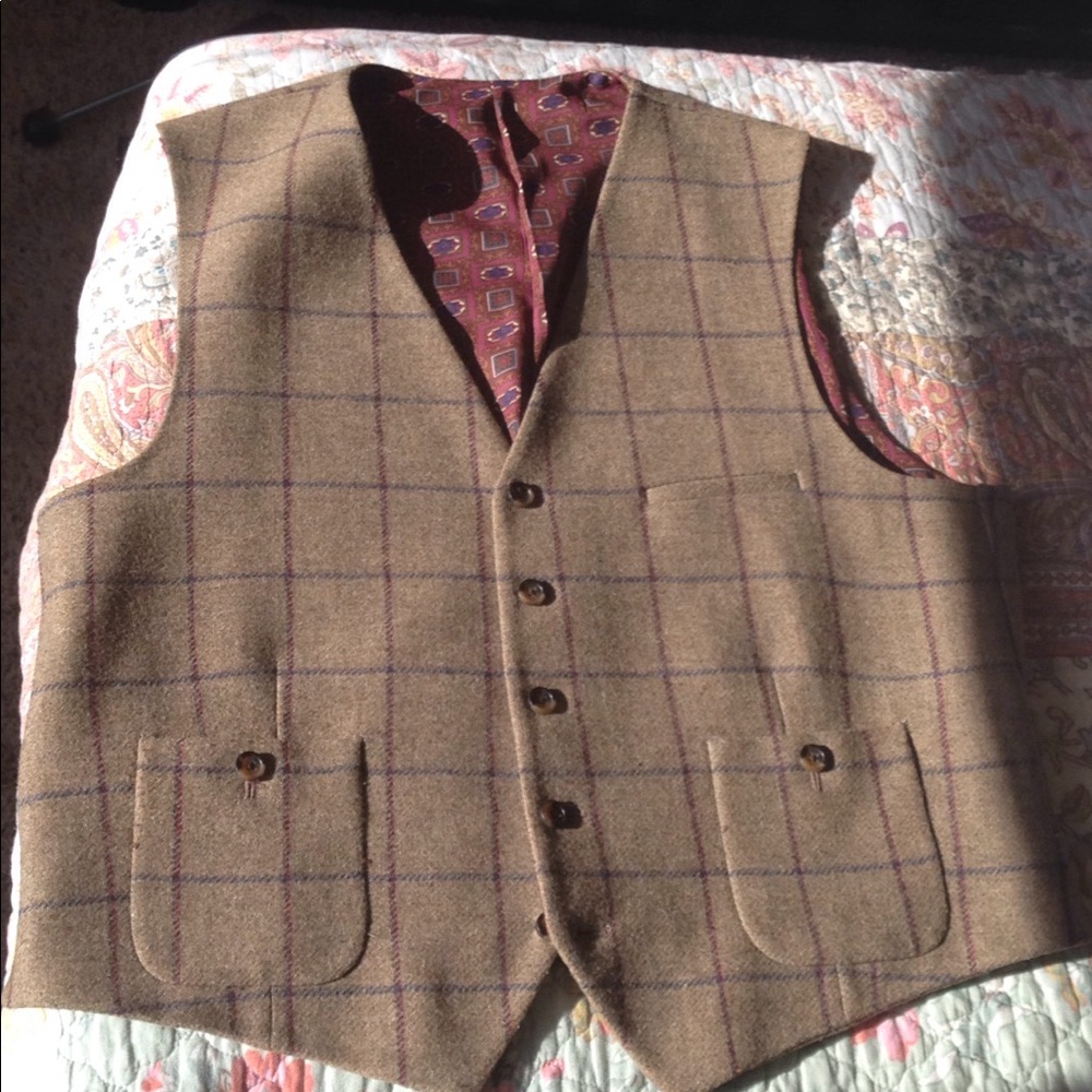 Allen Edmonds 100% Wool Vest - Large