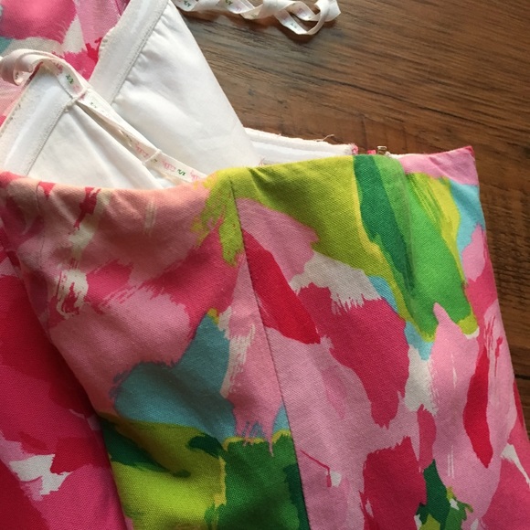 VGUC Lilly Pulitzer HPFI strapless dress Sz 12 - Picture 3 of 8