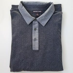 Michael Kors Long-Sleeve Polo Shirt