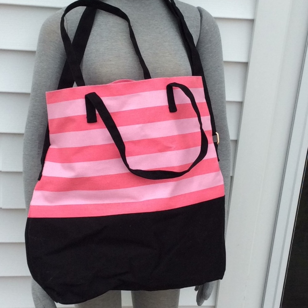 Victoria secrets large tote with adjustable straps