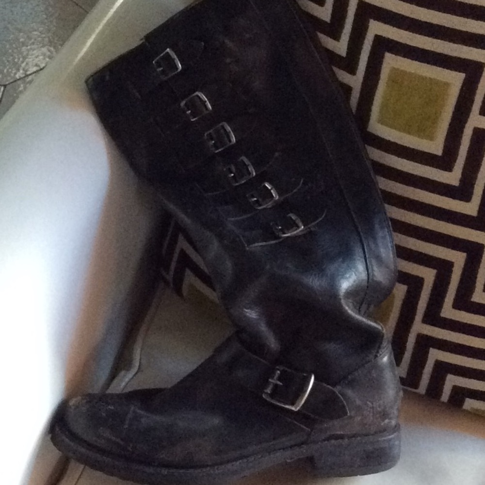 Frye Distressed Leather Boots