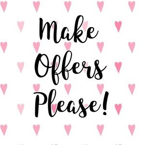 OFFERS ARE WELCOMED
