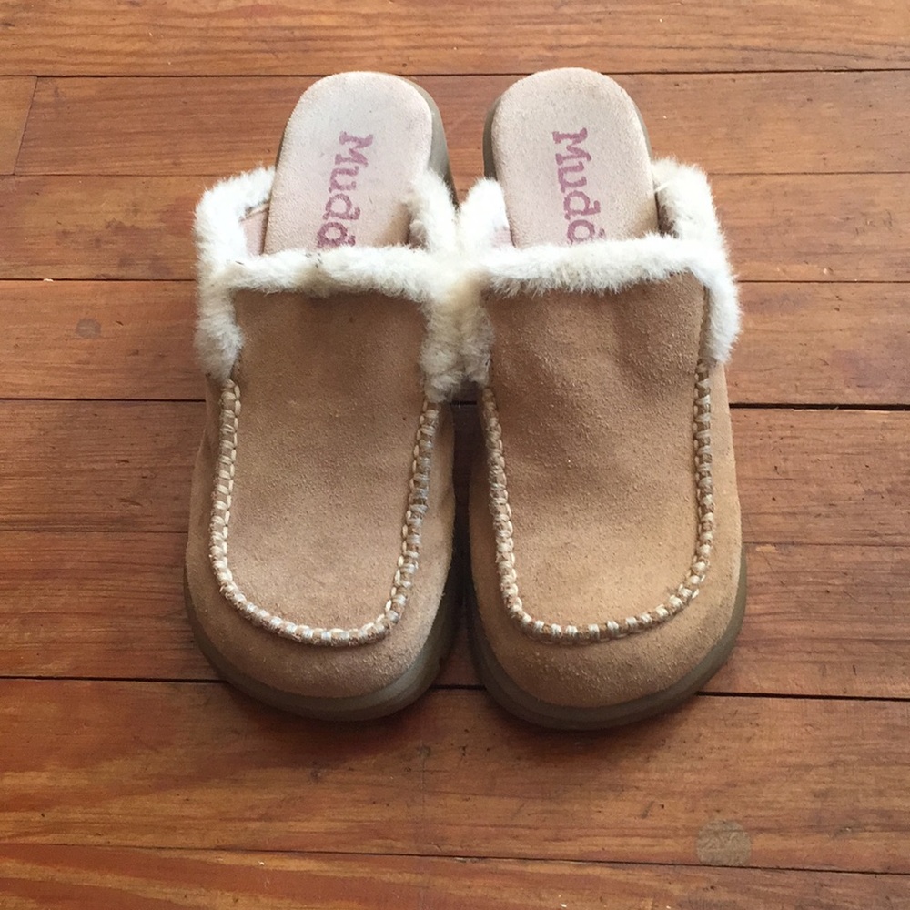 Tan mudd shoes