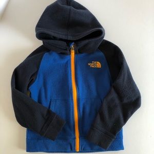 North Face Glacier Fleece hoodie Boys 3T
