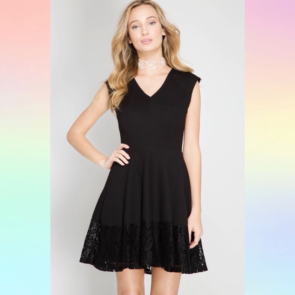 Sale!  Lace Detail Dress