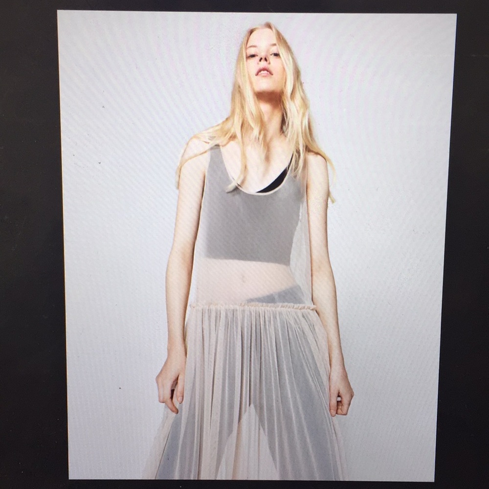 💫Zara Tulle strappy Dress