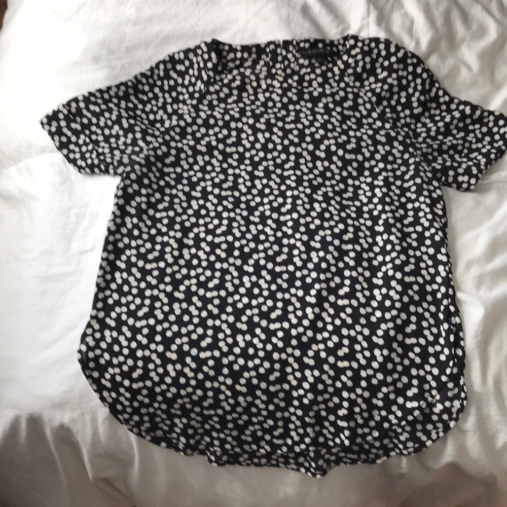 Polka dot blouse