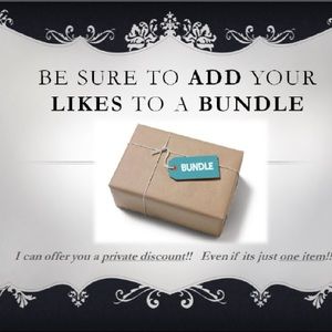 Bundle 20% off or Bundle for private discount
