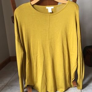 S H&M light long sleeve sweater