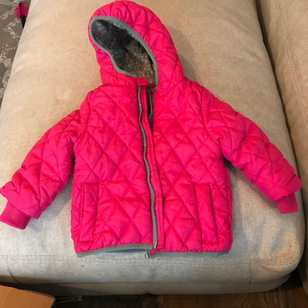 Falls creek kids Pink puffer coat