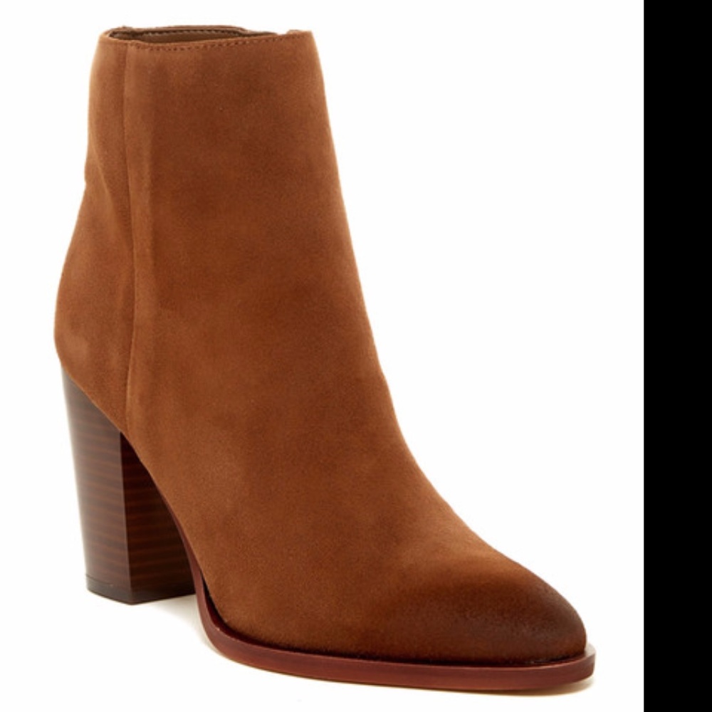 Sam Edelman Blake Cognac Suede Bootie