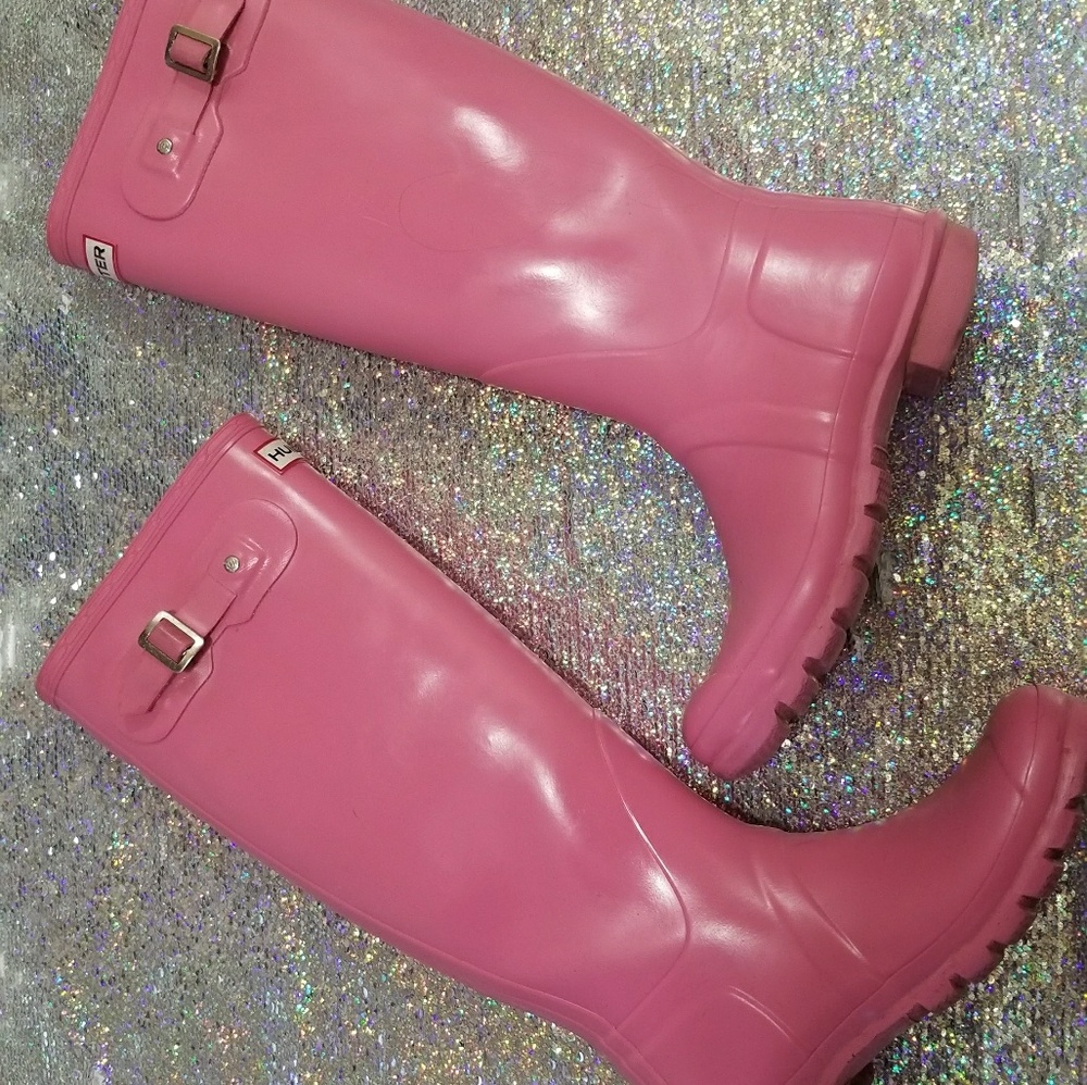 Bubblegum Hunter Boots