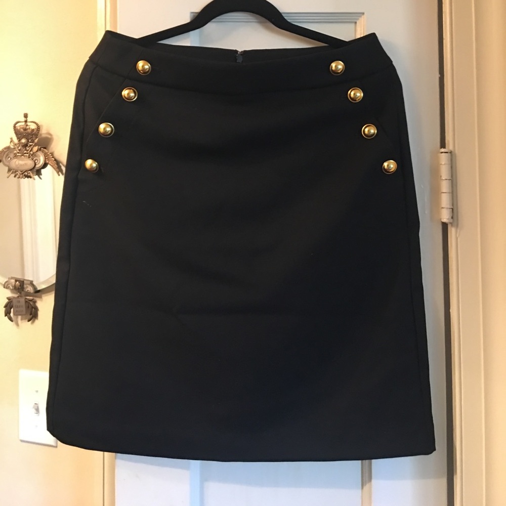 Ann Taylor Loft Black short skirt 10P