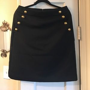 Ann Taylor Loft Black short skirt 10P