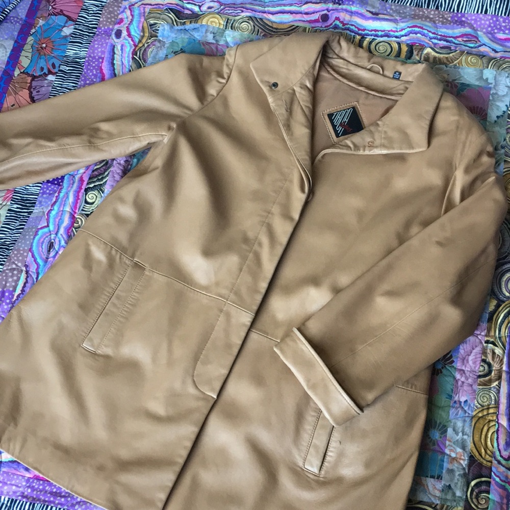 Women's Leather Jacket by Tiboa Leathers Size 16