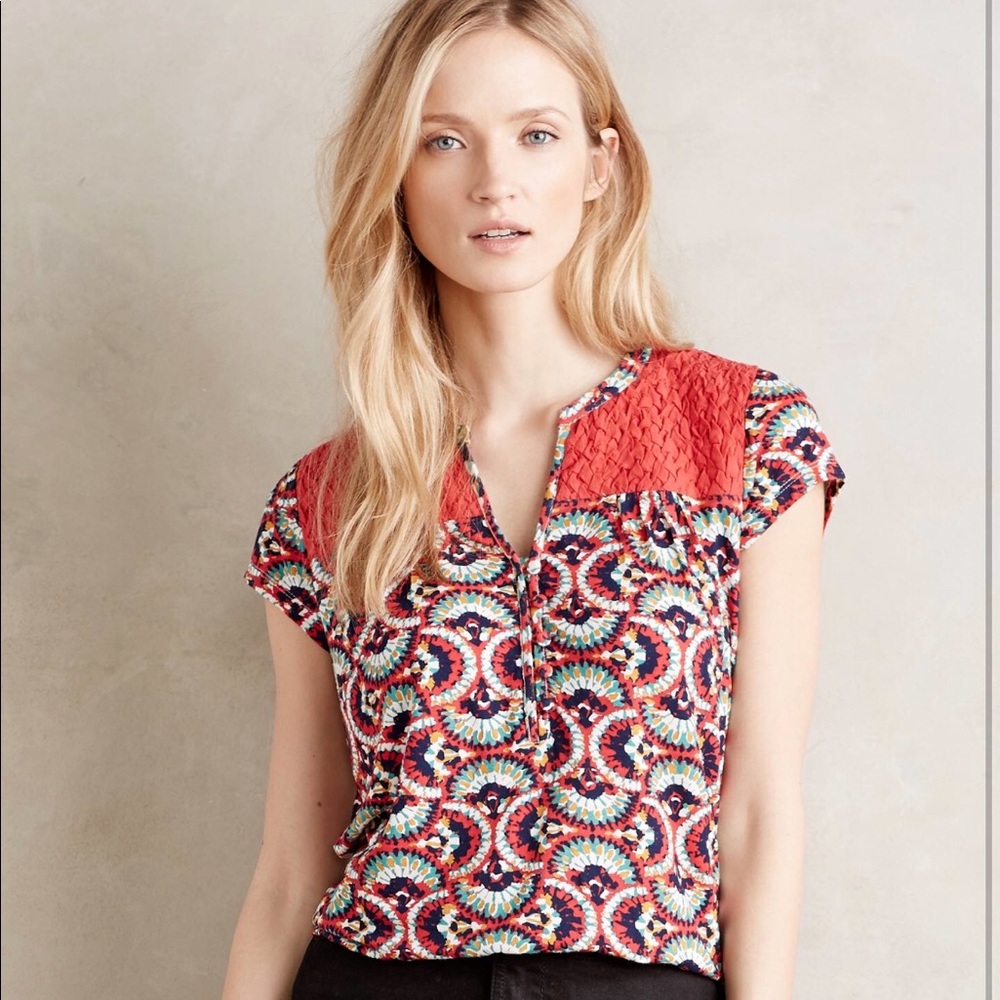 Anthropologie Belmar top by Porridge size XS