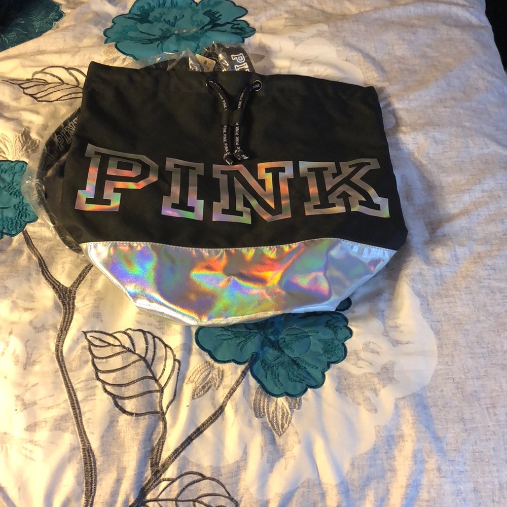 Pink by Victoria secret duffel backpack